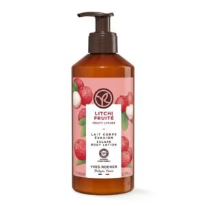 Yves Rocher – Lait Corps Évasion Litchi Fruité – Hydratation & Évasion – 390 ml