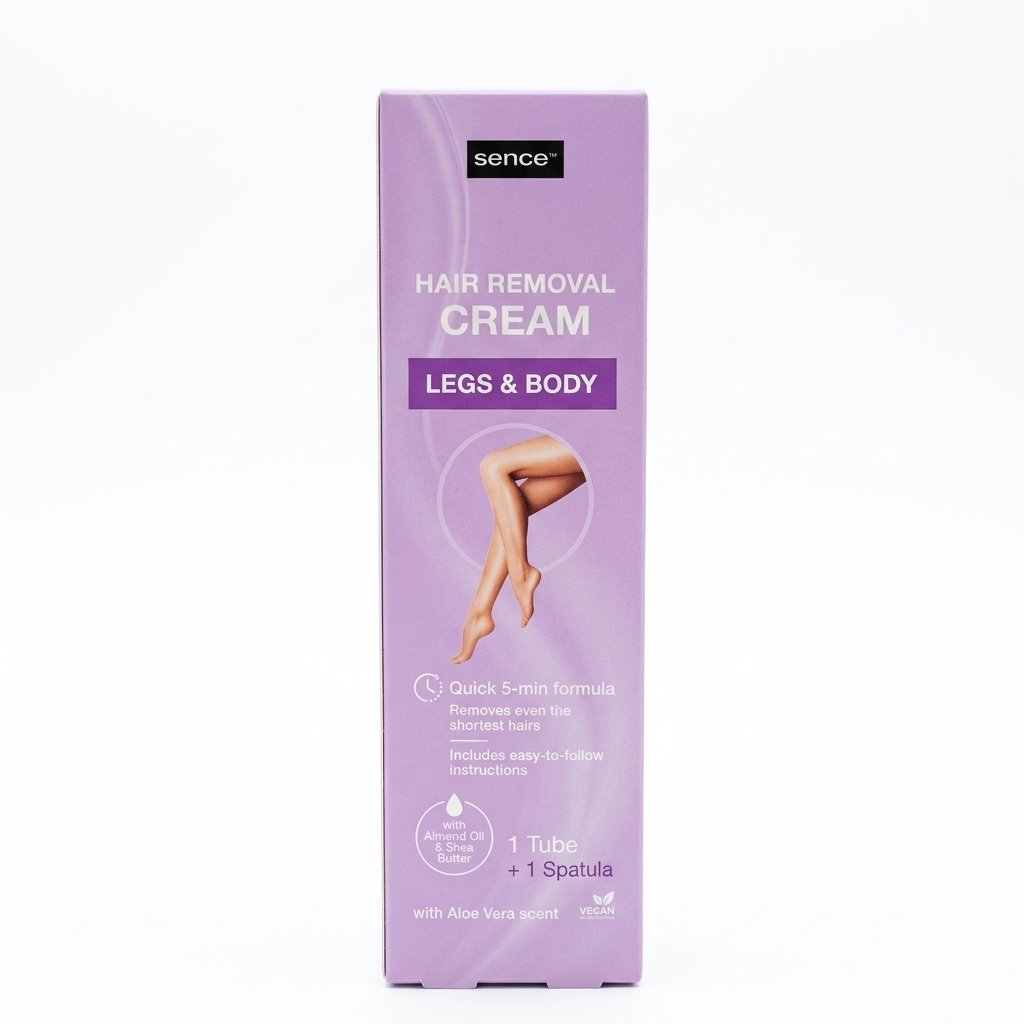 sence™ – HAIR REMOVAL CREAM LEGS & BODY – Élimination rapide et douce des poils – 1 Tube + 1 Spatula H&O Parapharmacie - Algérie sence™ – HAIR REMOVAL CREAM LEGS & BODY – Élimination rapide et douce des poils – 1 Tube + 1 Spatula H&O Parapharmacie - Algérie