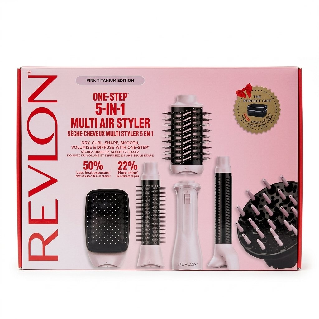 REVLON – ONE-STEP 5-IN-1 MULTI AIR STYLER – Sèche, boucle, sculpte, lisse, donne du volume et diffuse H&O Parapharmacie - Algérie REVLON – ONE-STEP 5-IN-1 MULTI AIR STYLER – Sèche, boucle, sculpte, lisse, donne du volume et diffuse H&O Parapharmacie - Algérie