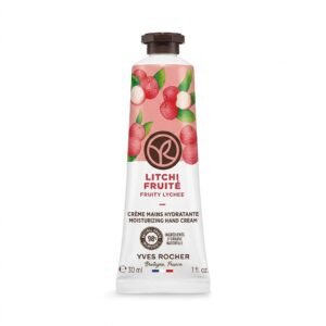 Yves Rocher – Crème Mains Hydratante Litchi Fruité – Hydratation Intensive – 30 ml