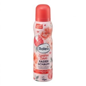 Balea – Lychee Love Rasier Schaum – Mousse de rasage pour peau sensible