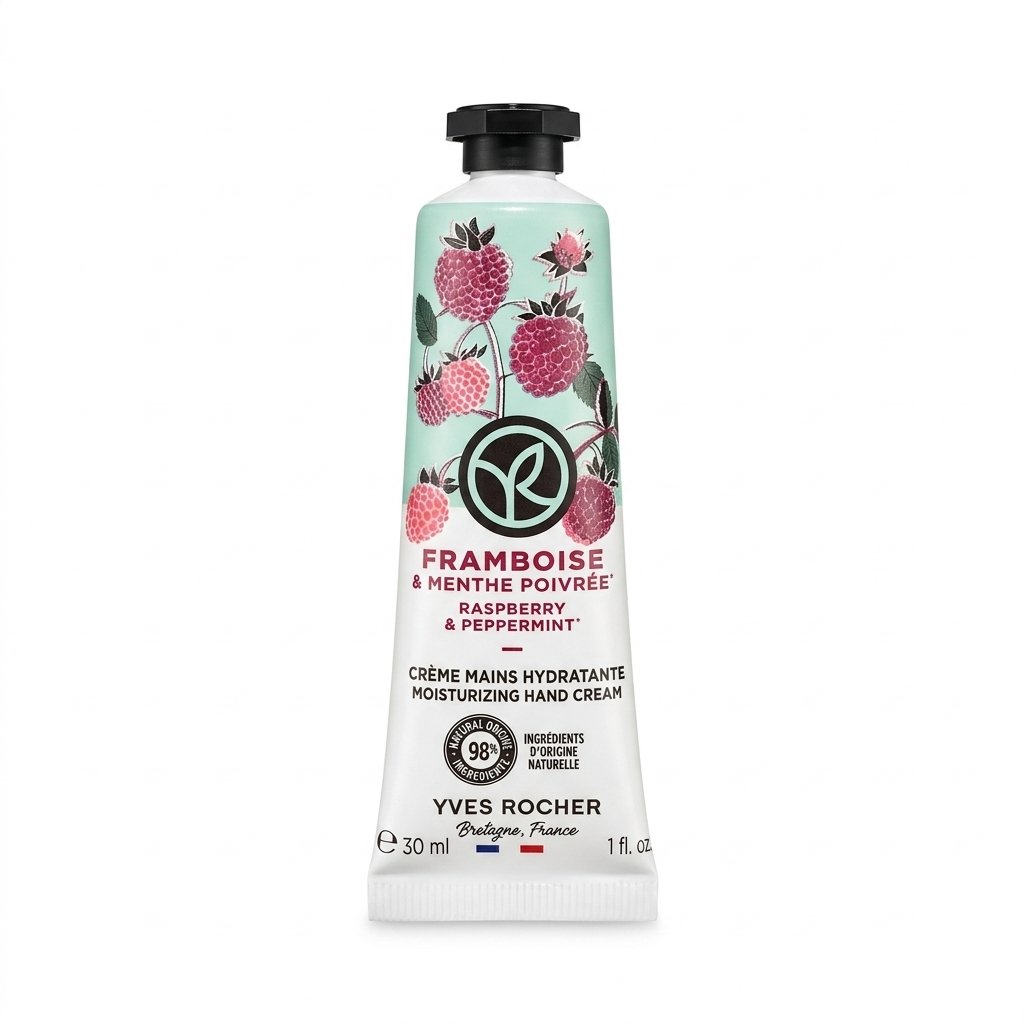 Yves Rocher – Crème Mains Hydratante Framboise & Menthe Poivrée – Hydratation Intense – 30 ml H&O Parapharmacie - Algérie Yves Rocher – Crème Mains Hydratante Framboise & Menthe Poivrée – Hydratation Intense – 30 ml H&O Parapharmacie - Algérie