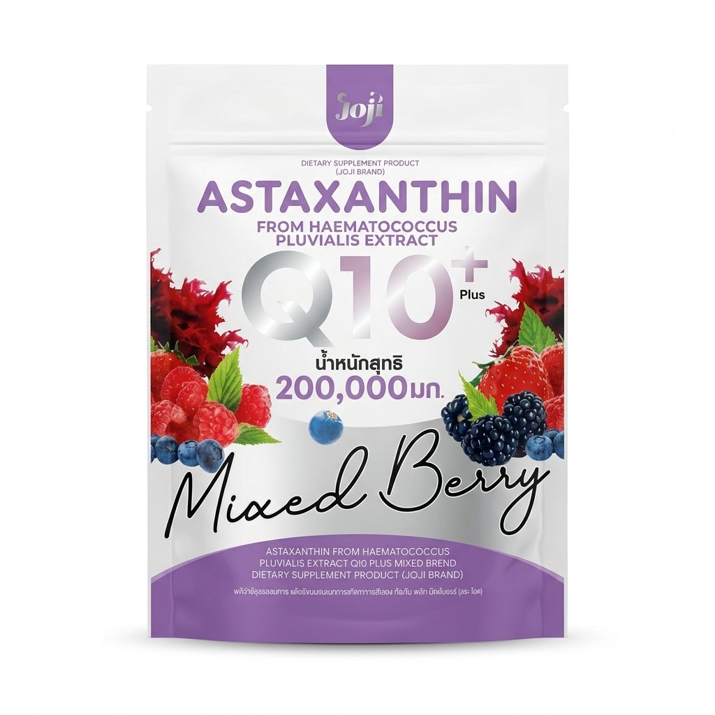 JOJI – ASTAXANTHIN FROM HAEMATOCOCCUS PLUVIALIS EXTRACT Q10 PLUS MIXED BERRY – Antioxydant et Énergie H&O Parapharmacie - Algérie JOJI – ASTAXANTHIN FROM HAEMATOCOCCUS PLUVIALIS EXTRACT Q10 PLUS MIXED BERRY – Antioxydant et Énergie H&O Parapharmacie - Algérie