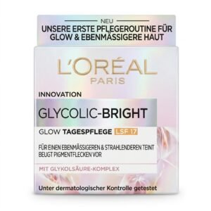 L'Oréal Paris – Glycolic-Bright Glow Tagespflege – Éclaircit et unifie le teint – 50ml