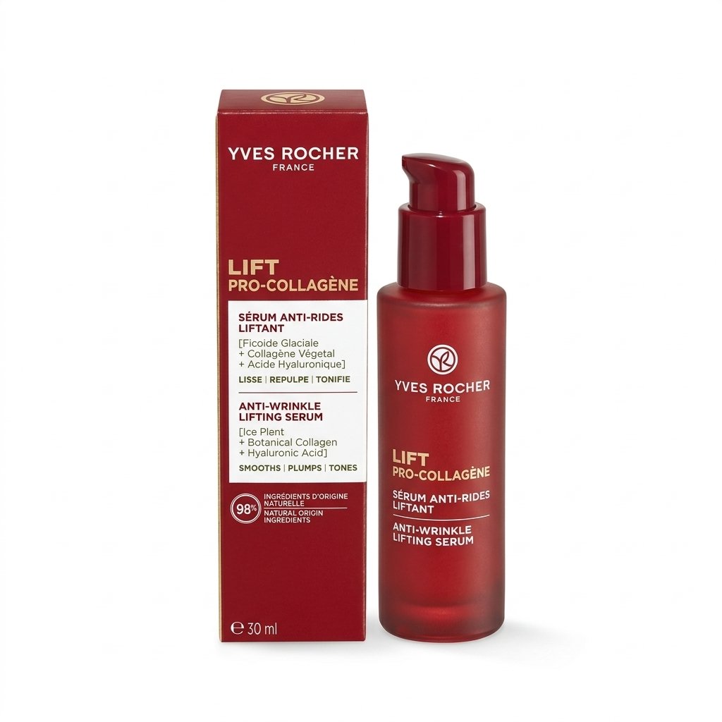 Yves Rocher – Sérum Anti-Rides Liftant Lift Pro-Collagène – Lisse, Repulpe et Tonifie – 30 ml H&O Parapharmacie - Algérie Yves Rocher – Sérum Anti-Rides Liftant Lift Pro-Collagène – Lisse, Repulpe et Tonifie – 30 ml H&O Parapharmacie - Algérie