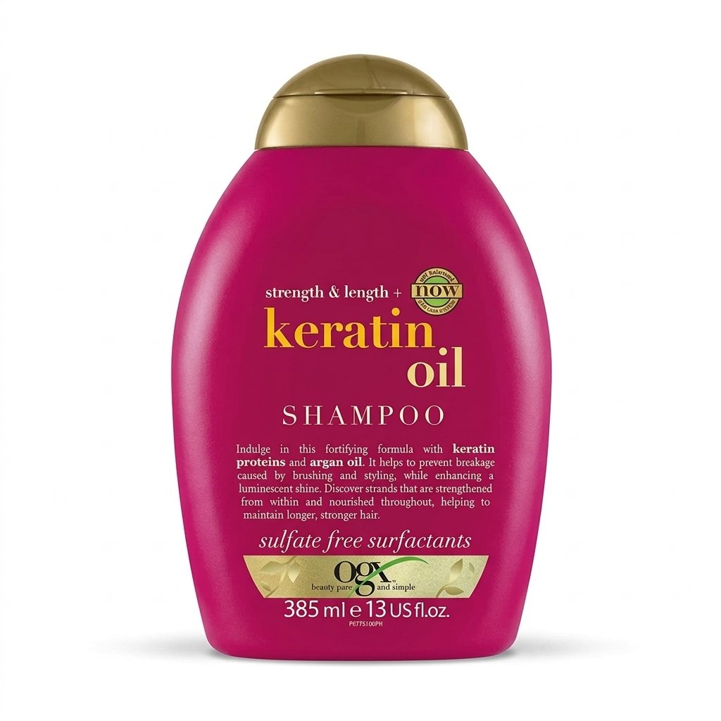 OGX – Keratin Oil Shampoo – Cheveux forts et longs – 385 ml H&O Parapharmacie - Algérie OGX – Keratin Oil Shampoo – Cheveux forts et longs – 385 ml H&O Parapharmacie - Algérie