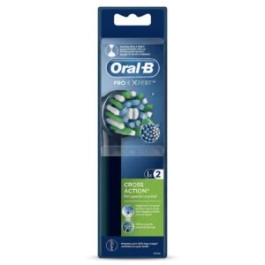 Oral-B – Pro-Expert Cross Action – Nettoyage supérieur – 2 brossettes