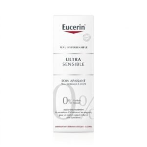 Eucerin – Ultra Sensible Soin Apaisant – Apaise instantanément et renforce le confort cutané – Non visible