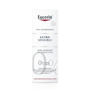 Eucerin – Ultra Sensible Soin Apaisant – Apaise instantanément les sensations d'irritations et les rougeurs – Non visible