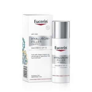Eucerin – Hyaluron-Filler Dagcrème SPF 15 – Anti-âge, raffermissant et hydratant – Non visible