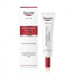 Eucerin – Hyaluron-Filler + Volume-Lift Oogcontourcrème – Anti-âge et raffermissant – Non visible