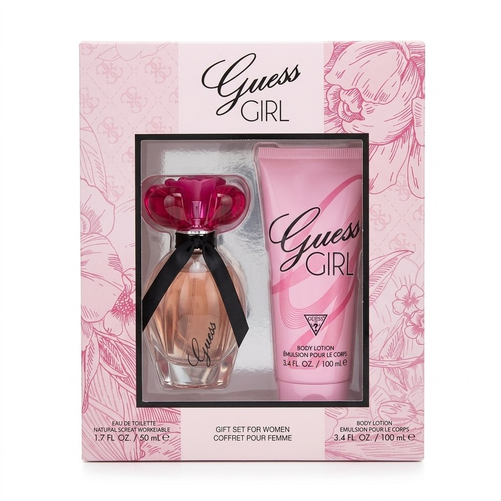 Guess – Girl – Coffret Parfum & Lotion Corporelle – 50 ml + 100 ml H&O Parapharmacie - Algérie Guess – Girl – Coffret Parfum & Lotion Corporelle – 50 ml + 100 ml H&O Parapharmacie - Algérie