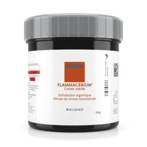 FLAMMACERIUM – Crème stérile – Cicatrisation et désinfection – 500 g