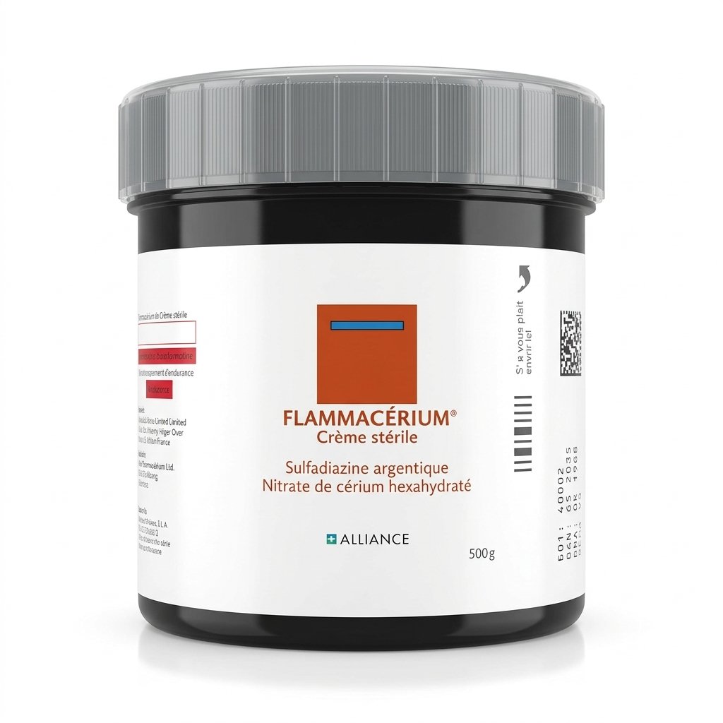 FLAMMACERIUM – Crème stérile – Cicatrisation et désinfection – 500 g H&O Parapharmacie - Algérie FLAMMACERIUM – Crème stérile – Cicatrisation et désinfection – 500 g H&O Parapharmacie - Algérie