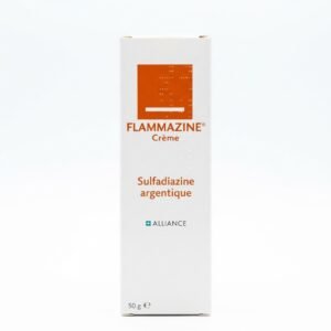 Flammazine – Crème Sulfadiazine argentique – Traitement des brûlures et plaies – 50 g