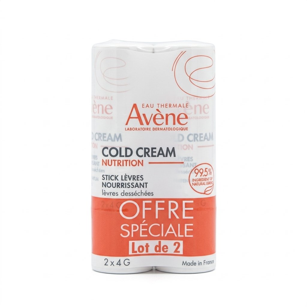 Avène – Cold Cream Nutrition Stick Lèvres Nourrissant – Hydratation intense – 2x4G H&O Parapharmacie - Algérie Avène – Cold Cream Nutrition Stick Lèvres Nourrissant – Hydratation intense – 2x4G H&O Parapharmacie - Algérie