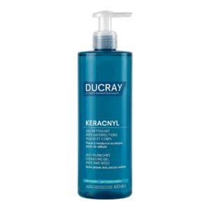 DUCRAY – KERACNYL GEL NETTOYANT ANTI-IMPERFECTIONS – Nettoie et assainit les peaux à tendance acnéique – 400 ml