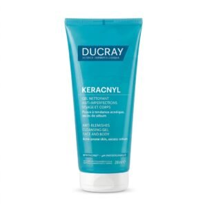 DUCRAY – KERACNYL GEL NETTOYANT ANTI-IMPERFECTIONS – Nettoie et purifie la peau à tendance acnéique – 200 ml