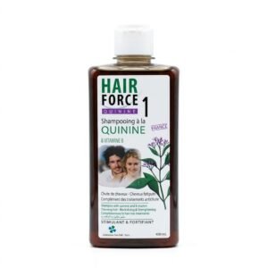 HAIR FORCE 1 – Shampooing à la QUININE & VITAMINE B – Stimulant & Fortifiant – 400 ML H&O Parapharmacie - Algérie