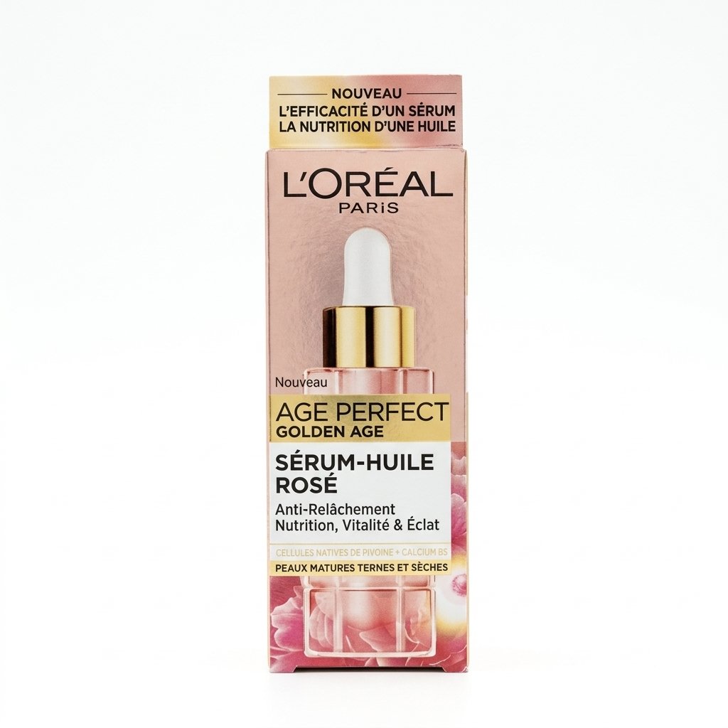 L’ORÉAL – AGE PERFECT GOLDEN AGE SÉRUM-HUILE ROSÉ – Anti-Relâchement, Nutrition, Vitalité & Éclat H&O Parapharmacie - Algérie L’ORÉAL – AGE PERFECT GOLDEN AGE SÉRUM-HUILE ROSÉ – Anti-Relâchement, Nutrition, Vitalité & Éclat H&O Parapharmacie - Algérie