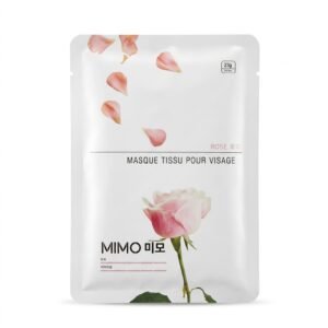 MIMO – MASQUE TISSU POUR VISAGE ROSE – Hydratation et Éclat – 23g H&O Parapharmacie - Algérie