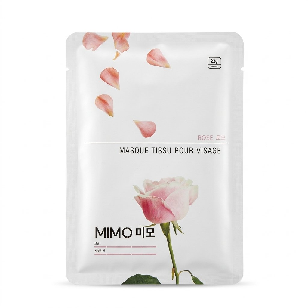 MIMO – MASQUE TISSU POUR VISAGE ROSE – Hydratation et Éclat – 23g H&O Parapharmacie - Algérie MIMO – MASQUE TISSU POUR VISAGE ROSE – Hydratation et Éclat – 23g H&O Parapharmacie - Algérie