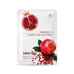 MIMO – POMEGRANATE MASQUE TISSU POUR VISAGE – Hydratant & Éclat – 23g H&O Parapharmacie - Algérie