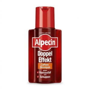 Alpecin – Doppel Effekt Coffein Shampoo – Anti-chute et antipelliculaire – Non visible