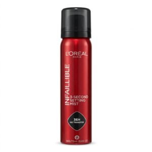 L'Oréal Paris – Infaillible 3-Second Setting Mist – Fixation longue durée 36H, no transfer – 75ml