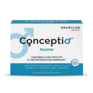 GRANIONS – Conceptio Homme – Soutien à la fertilité et à la reproduction – 90 capsules et 30 sachets