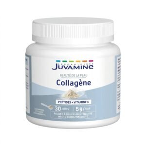 JUVAMINE – Collagène Peptides + Vitamine C – Améliore la beauté de la peau – 30 Jours / 5g par jour H&O Parapharmacie - Algérie