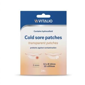 VITALIO – Cold sore patches transparent patches – Protection et cicatrisation – 24x