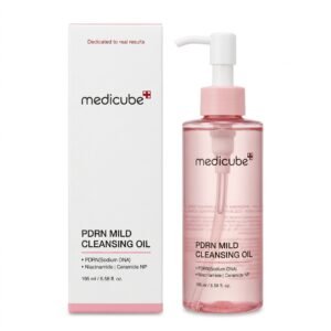 Medicube – PDRN MILD CLEANSING OIL – Nettoyage doux et soin de la peau – 195 ml / 6.58 fl. oz. H&O Parapharmacie - Algérie