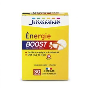 JUVAMINE – Énergie BOOST – Tonifiant physique et intellectuel – 30 comprimés