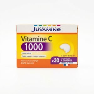 Juvamine – Vitamine C 1000 – Soutien du système immunitaire & anti-fatigue – 30 comprimés