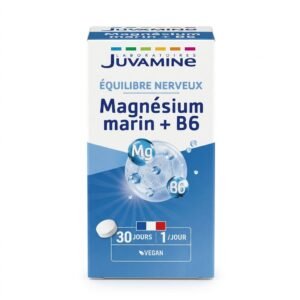 JUVAMINE – Magnésium marin + B6 – Équilibre nerveux – 30 comprimés
