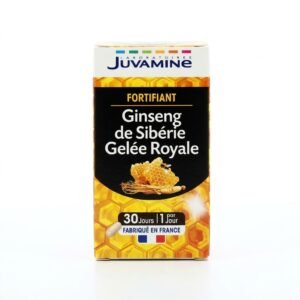 Laboratoires Juvamine – Ginseng de Sibérie Gelée Royale – Fortifiant – 30 jours / 1 jour